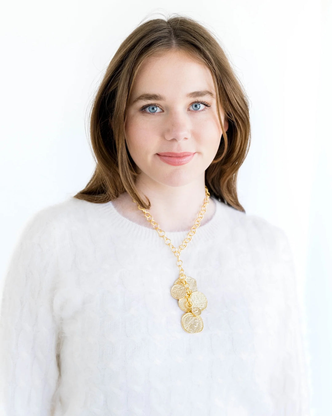 Susan Shaw Layered Coin Necklace
