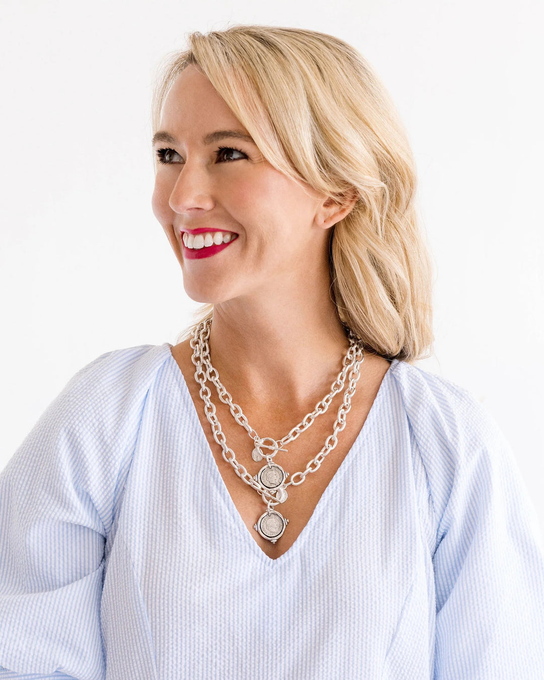 Susan Shaw Silver Intaglio Coin Toggle