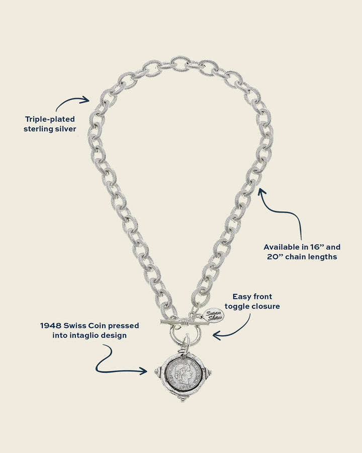 Susan Shaw Silver Intaglio Coin Toggle