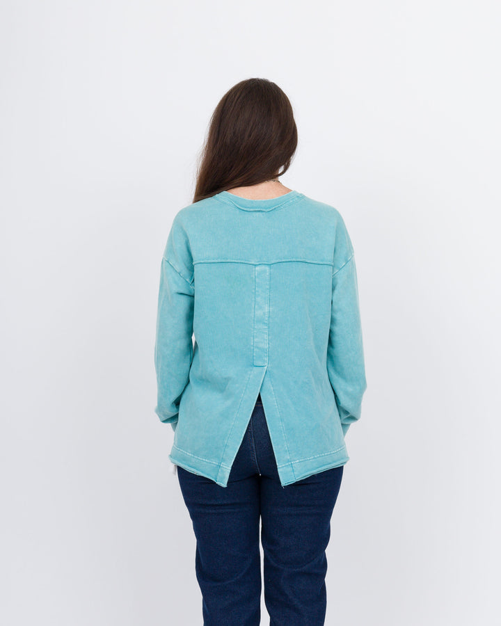 Turquoise Terry Top