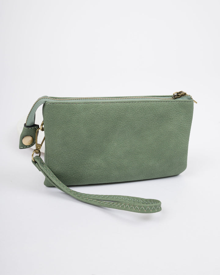 Riley Vegan Crossbody - Army Green