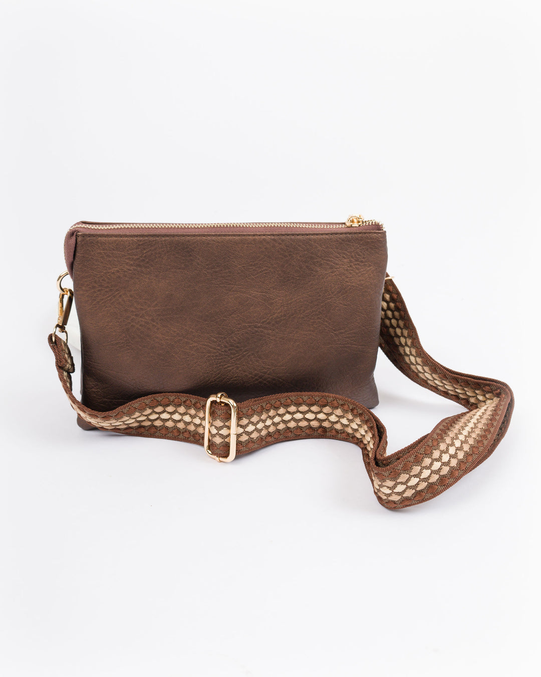 Izzy Vegan Crossbody - Cocoa Pearl
