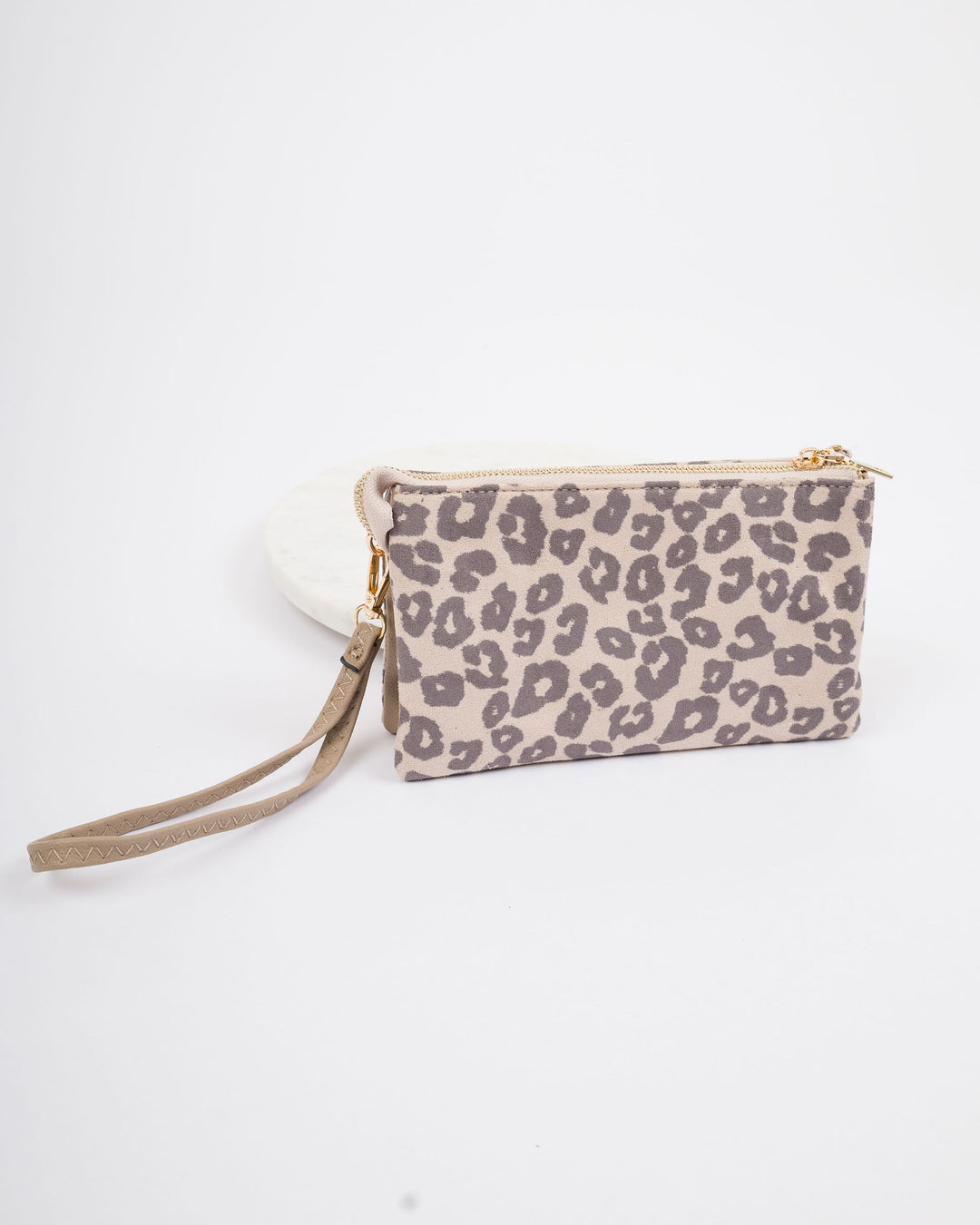 Riley Vegan Crossbody - Suede Cheetah