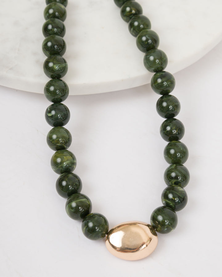 Large Jade Bold Gold Pendant