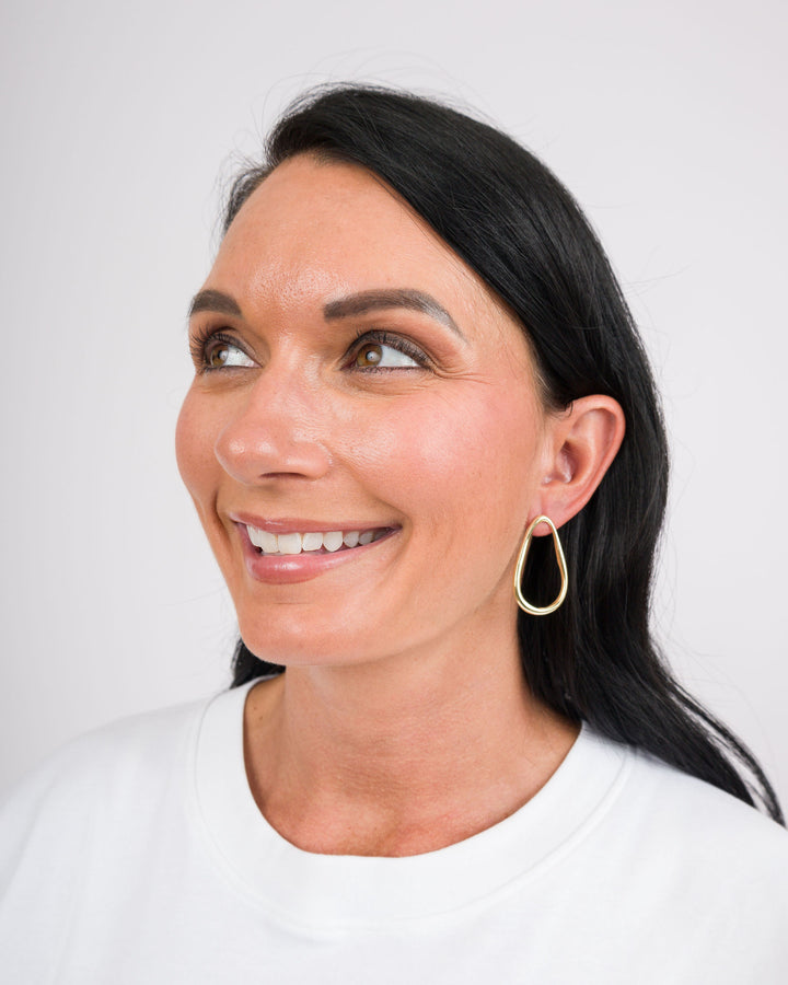 Sheila Fajl Oval Eve Studs