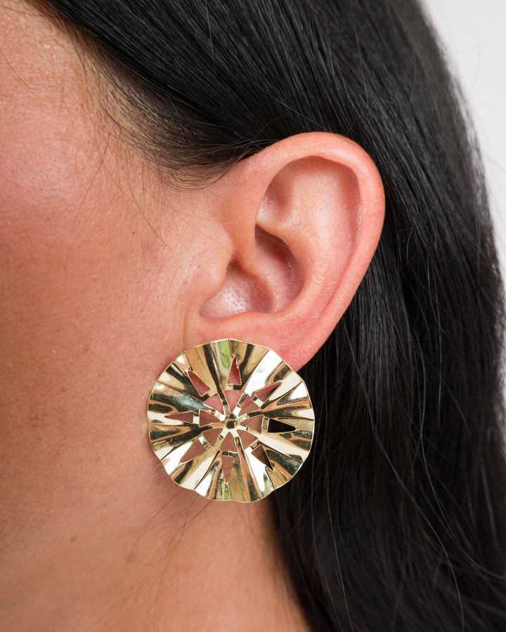 Sheila Fajl Shiny Iris Studs