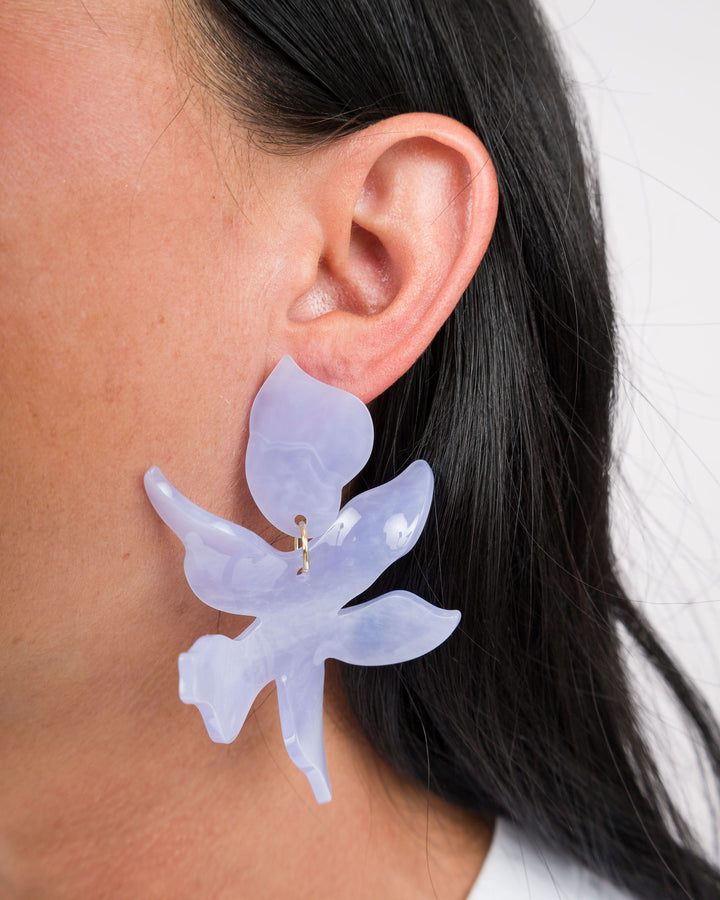 Linny Co - Flora Lavender Haze Earrings-Final Sale