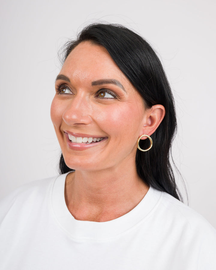 Sheila Fajl Eve Studs Round