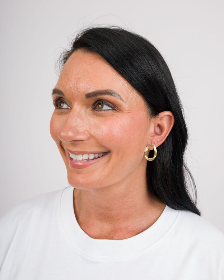 Sheila Fajl Dreamweaver Small Studs Gold
