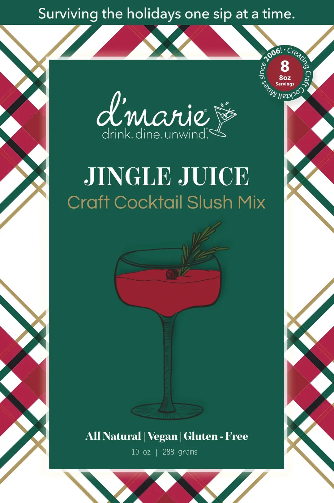 Jingle Juice Cocktail Mix 10oz