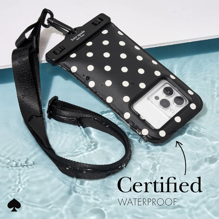 KateSpade New York Picture Dot Waterproof Floating Pouch