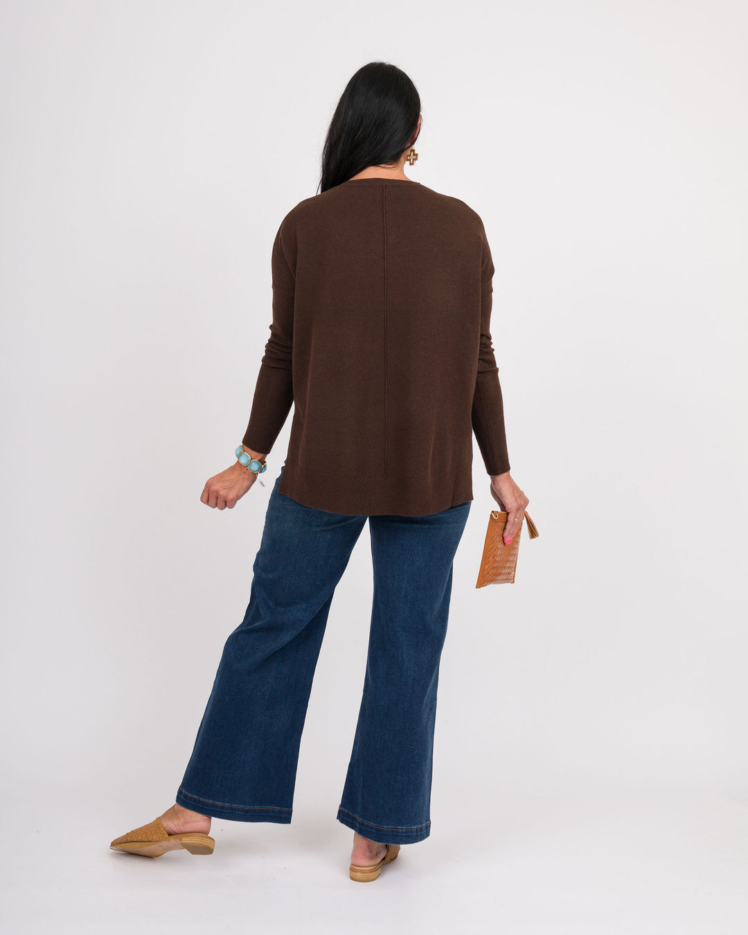 KUT from the Kloth Meg High Rise Patch Pocket Wide Leg Jeans - Cheerfully