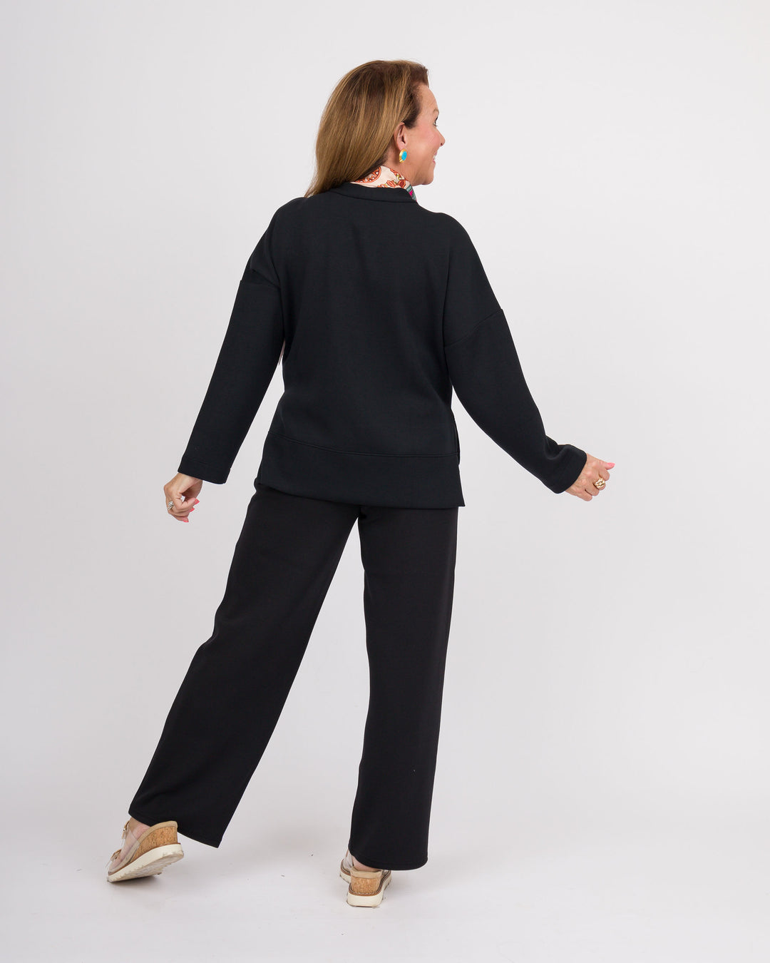 Spanx Petite AE Straight Leg Pants - Black