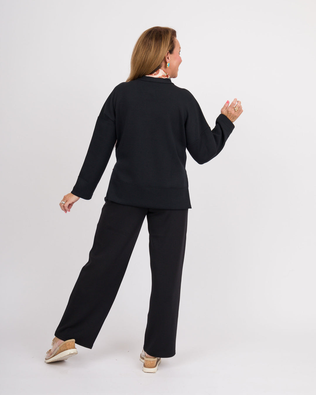 Spanx Petite AE Straight Leg Pants - Black