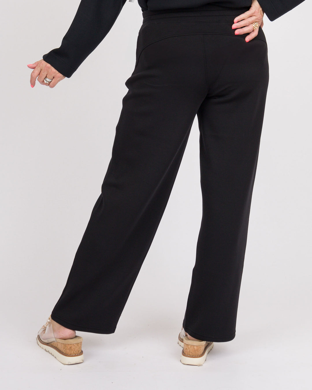 Spanx Petite AE Straight Leg Pants - Black