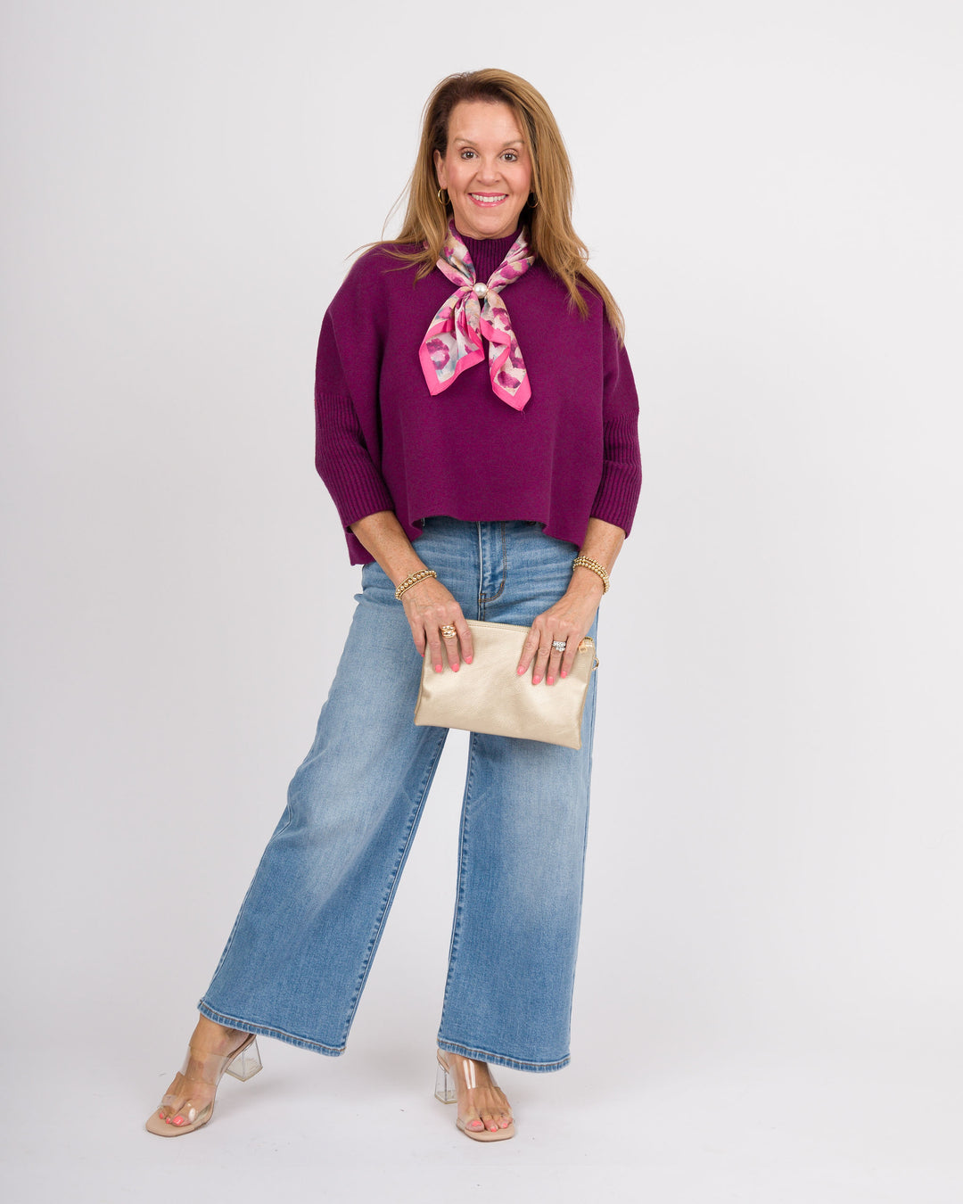 Kerisma Aja Sweater- Purple Wine