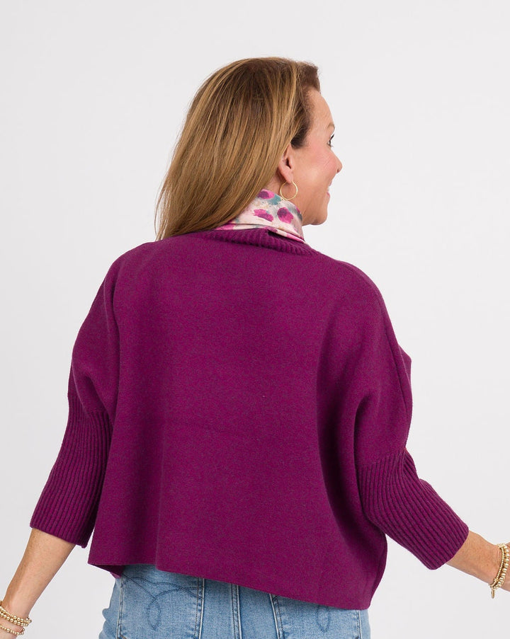 Kerisma Aja Sweater- Purple Wine