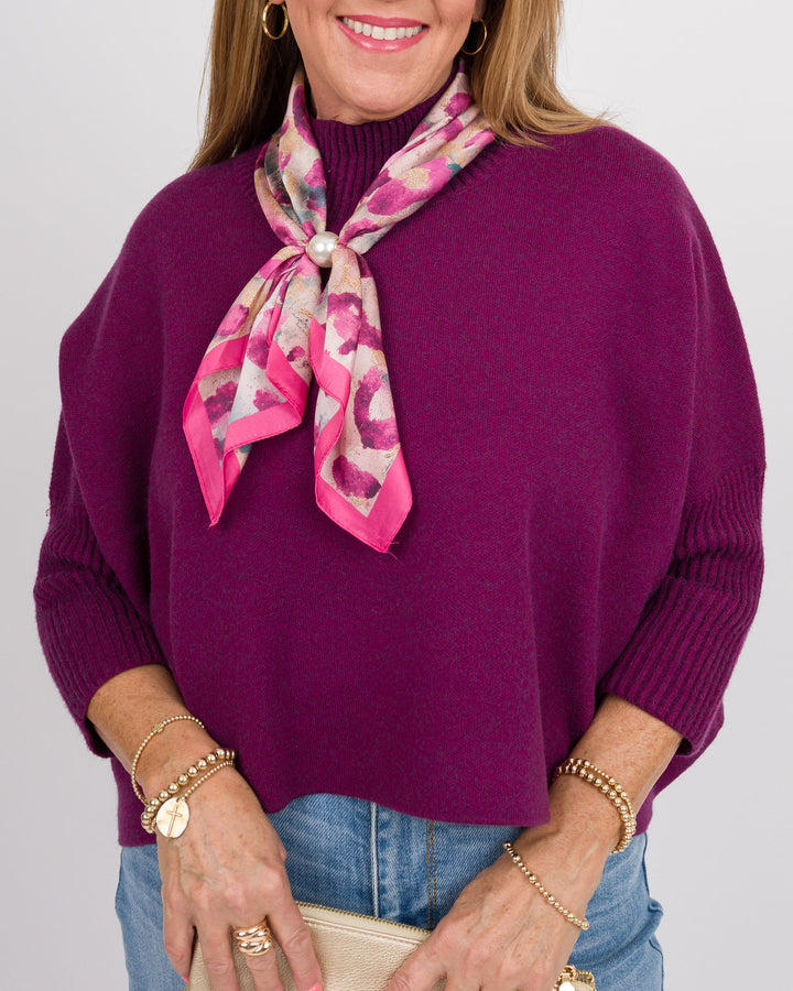 Kerisma Aja Sweater- Purple Wine