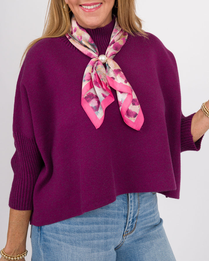 Kerisma Aja Sweater- Purple Wine