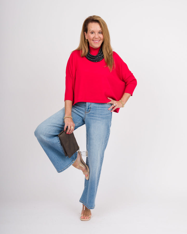 Kerisma Aja Ortho Sweater - Solid Scarlett
