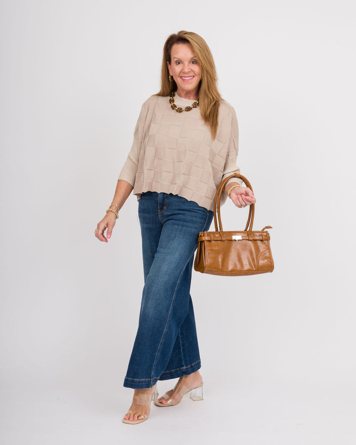 Kerisma Chessa Aja Top - Light Taupe