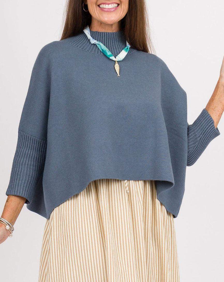 Kerisma Aja Sweater - Stormy Blue