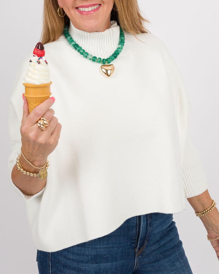 Kerisma Aja Sweater-White