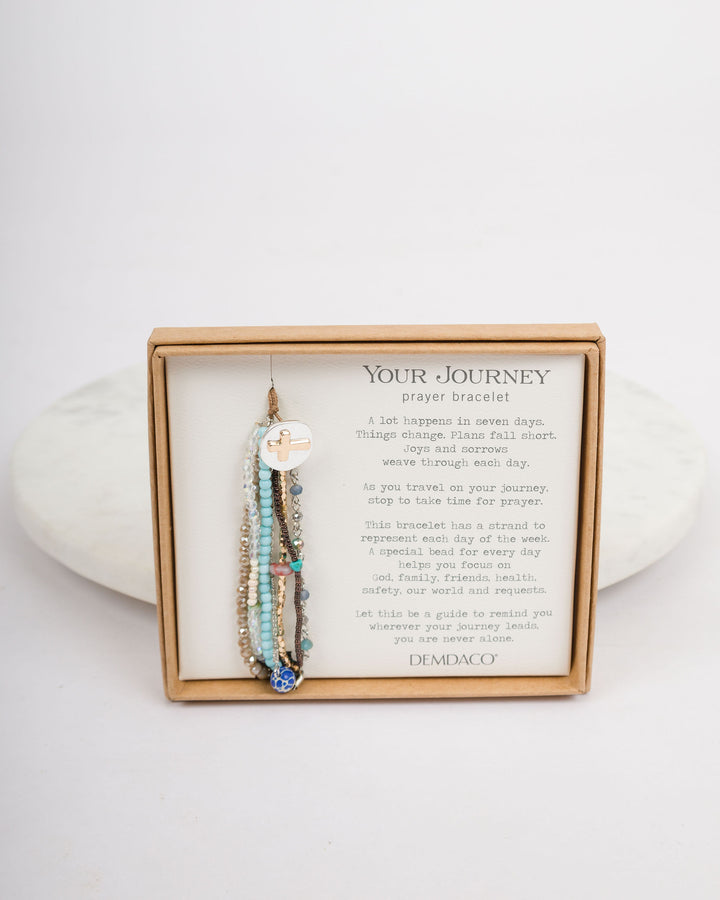 Your Journey Prayer Bracelet - Turquoise