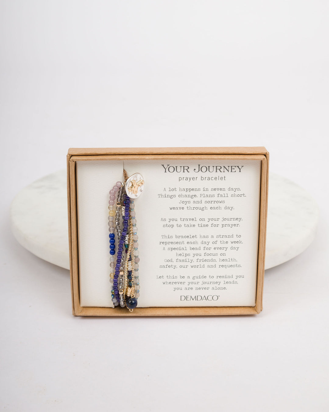 Your Journey Prayer Bracelet-Indigo
