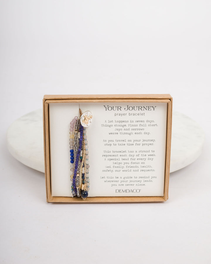 Your Journey Prayer Bracelet-Indigo