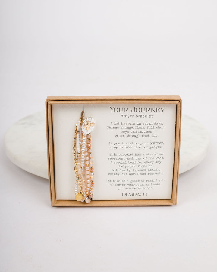 Your Journey Prayer Bracelet - Champagne