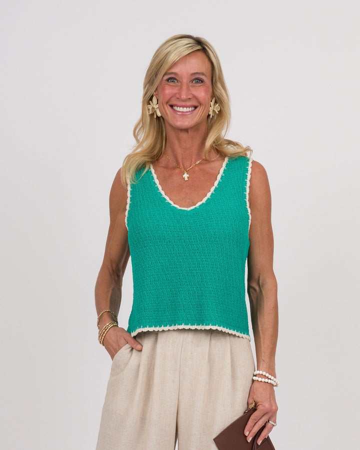 Z SUPPLY Yessenia Whipstitch Tank - La Palma