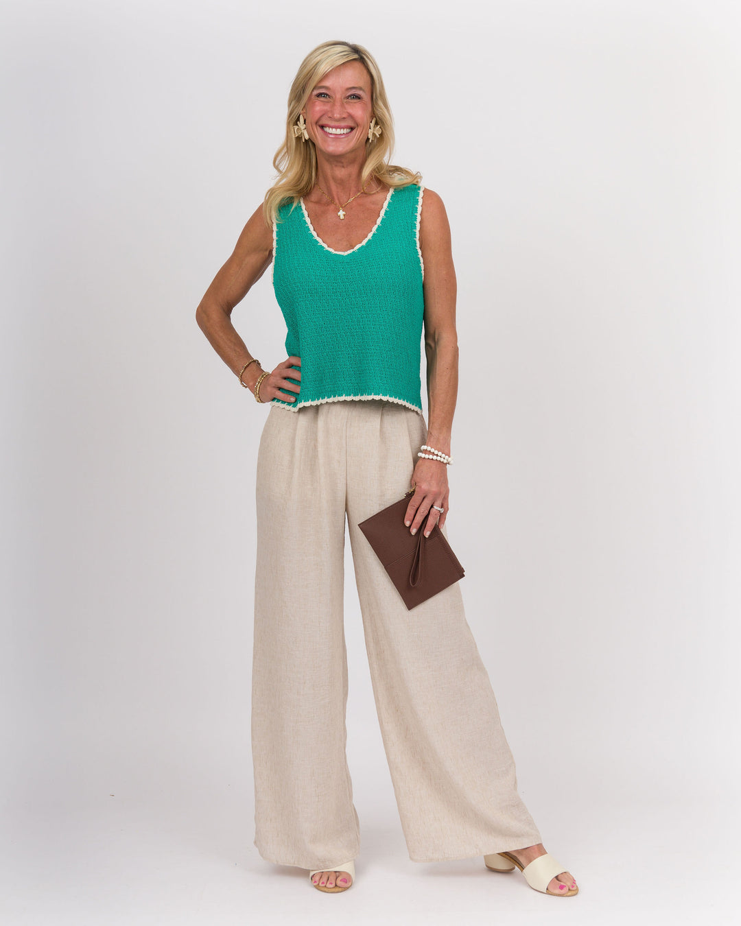 Z SUPPLY Yessenia Whipstitch Tank - La Palma