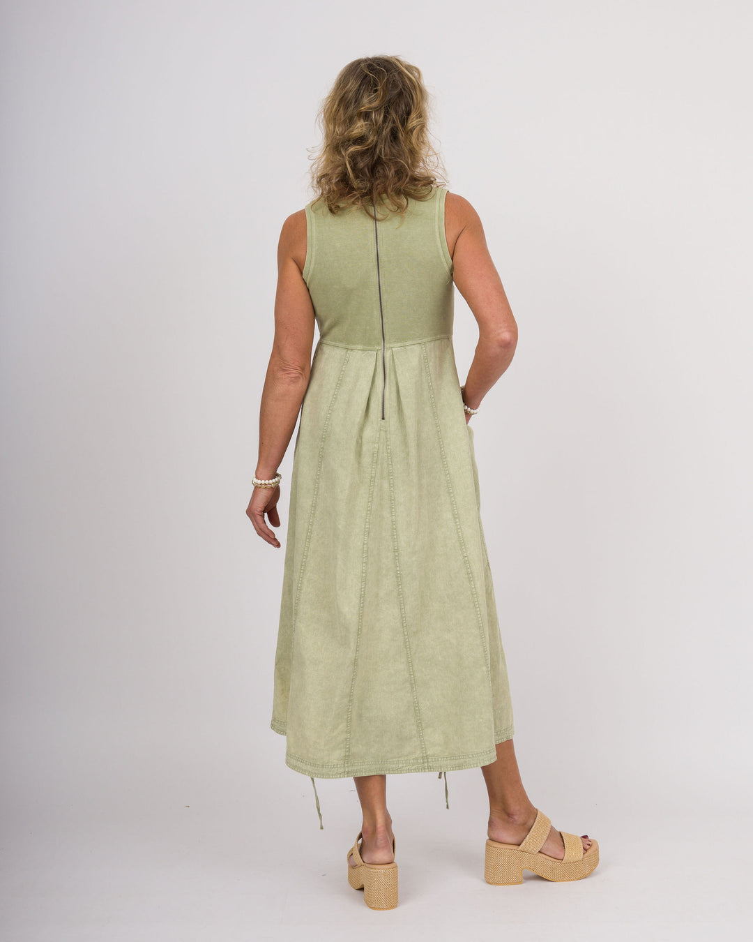 Sage Cargo Maxi Dress