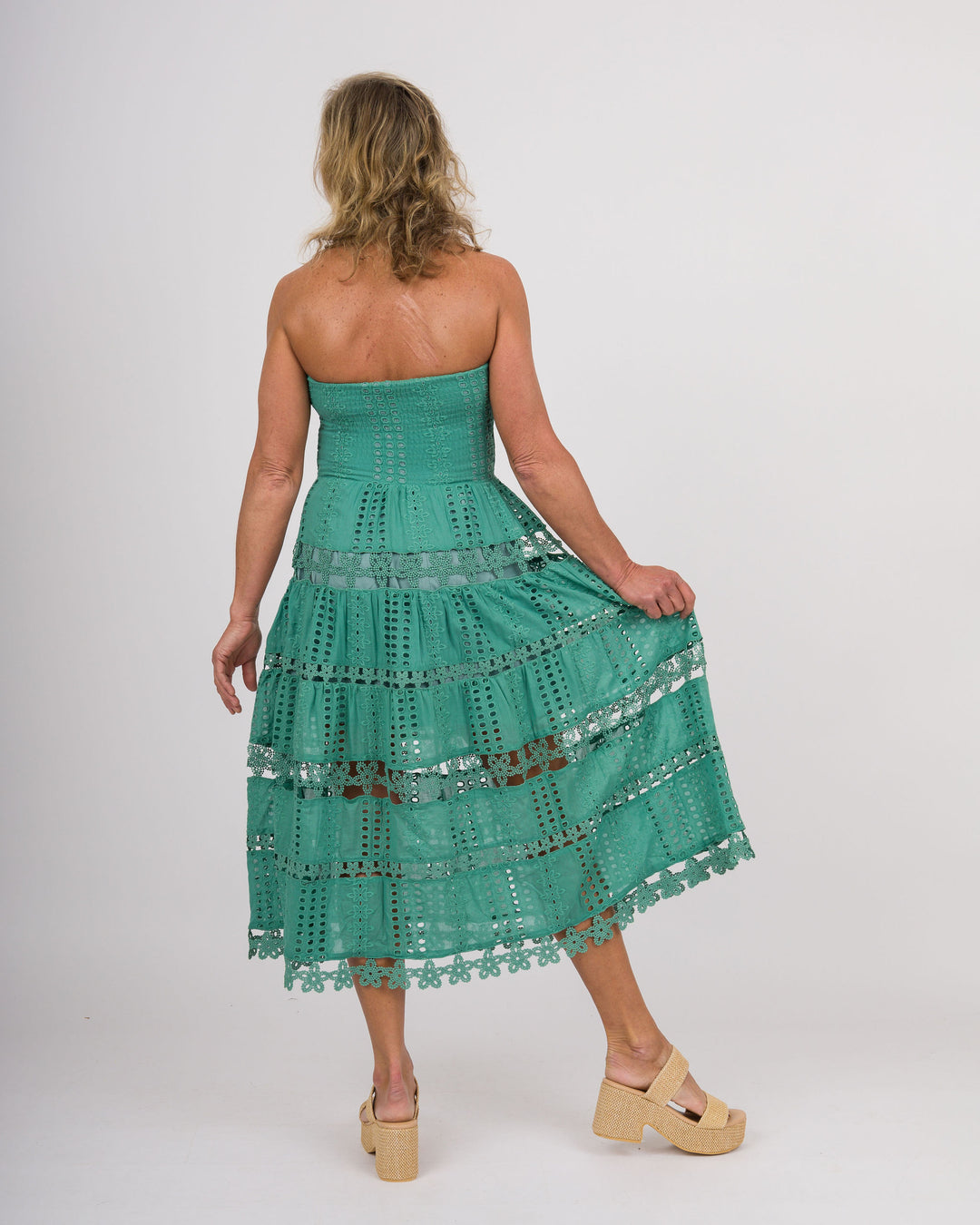 Kari Tube Dress Beryl - Green