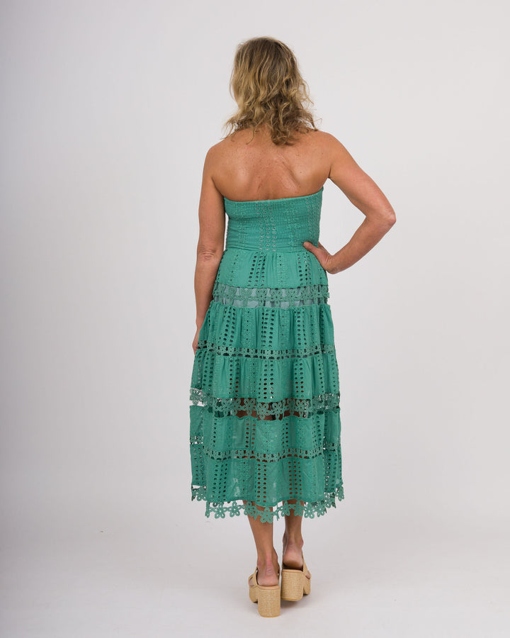 Kari Tube Dress Beryl - Green