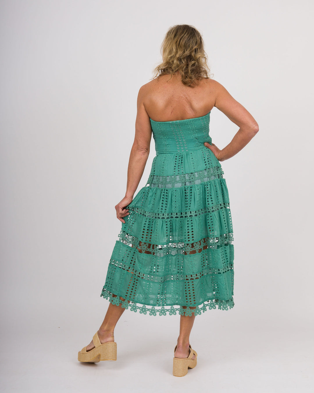 Kari Tube Dress Beryl - Green