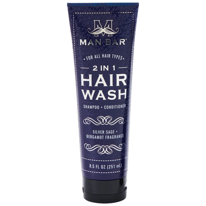 MAN BAR® 2-in-1 Hair Wash - Silver Sage &amp; Bergamot