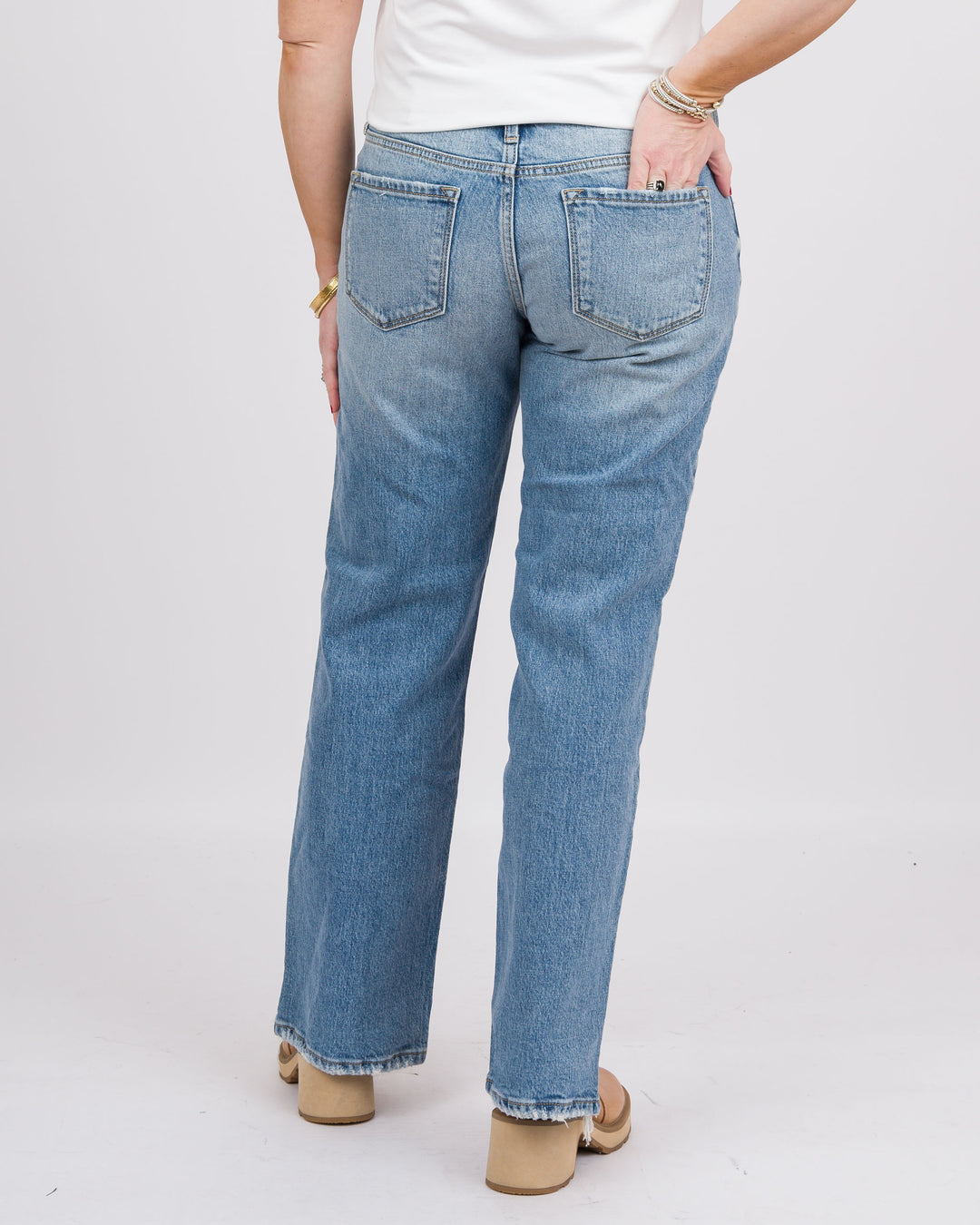 KanCan Midrise True Straight Jeans Medium