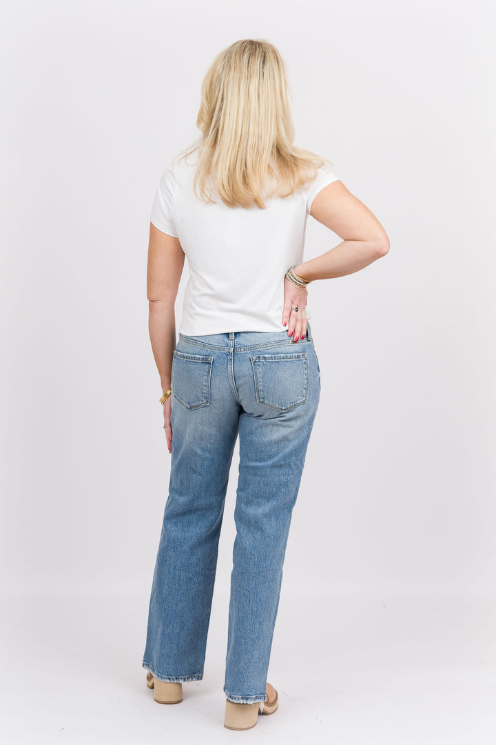 KanCan Midrise True Straight Jeans Medium