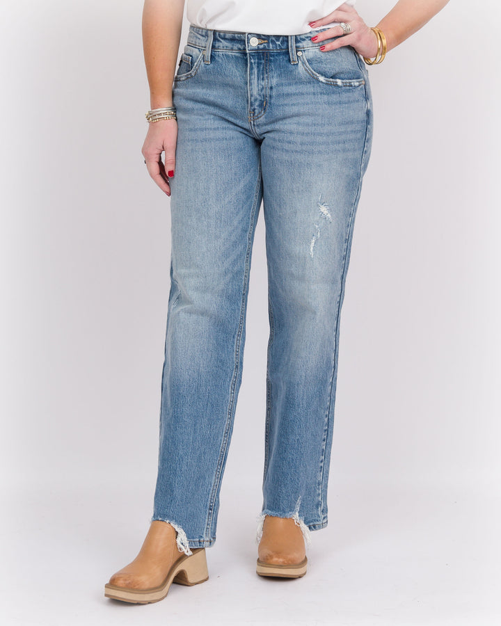 KanCan Midrise True Straight Jeans Medium