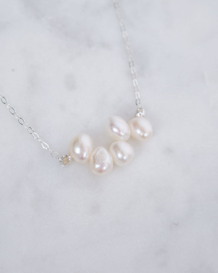 J.Mills Studio Mini Pearl Cluster Necklace
