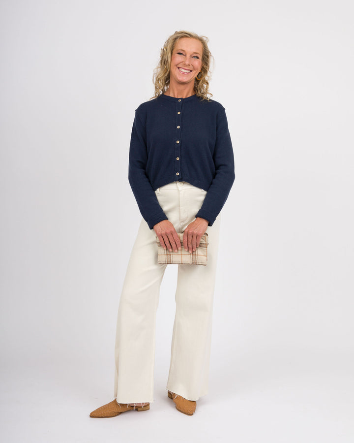 Kimber Wide Leg Pants - Ecru
