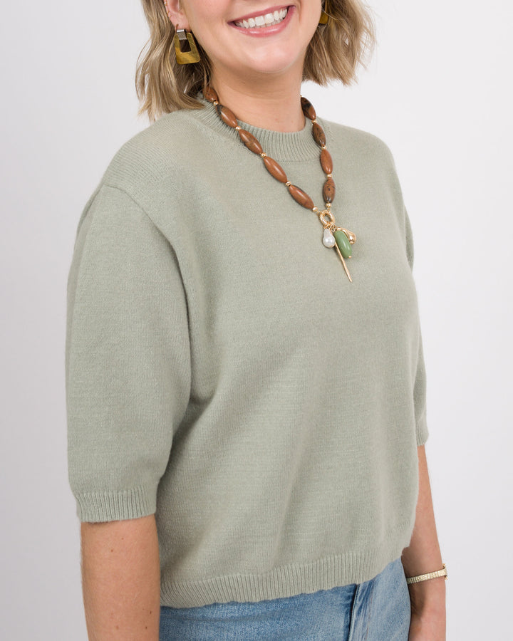 Jordyn Sweater - Sage Butter