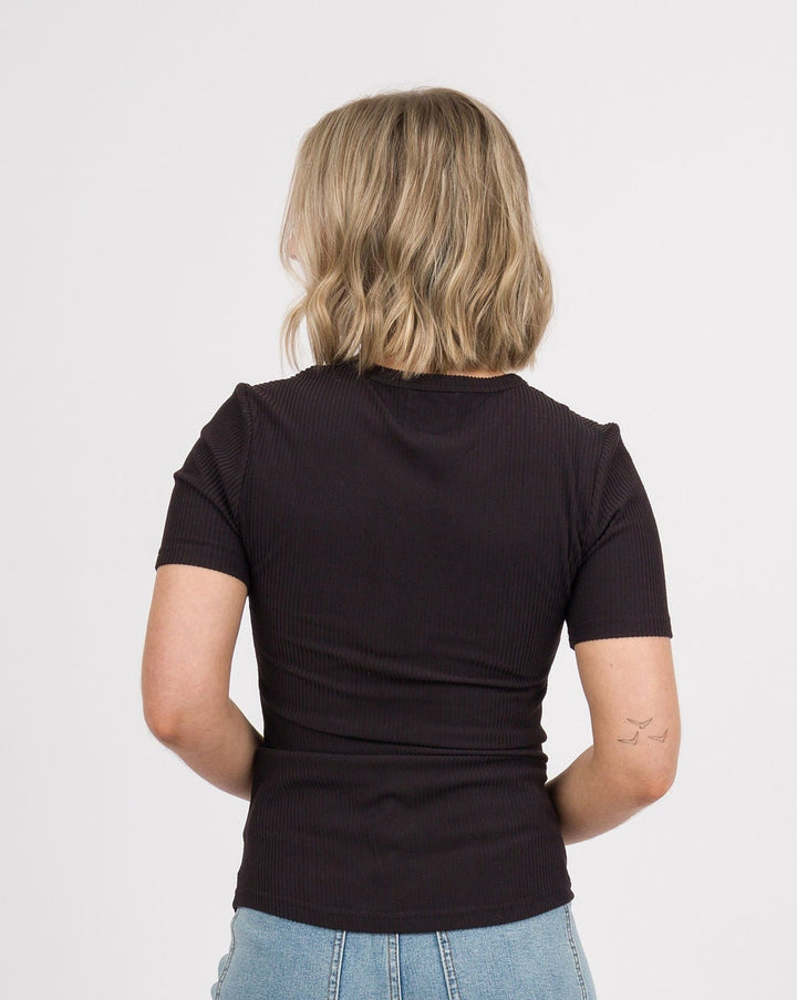 The Rudy Ripped Tee - Black