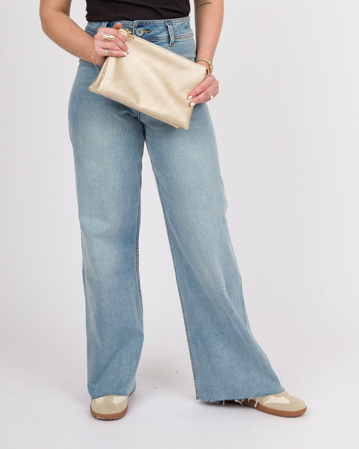 Kimber Wide Leg Pants - Denim