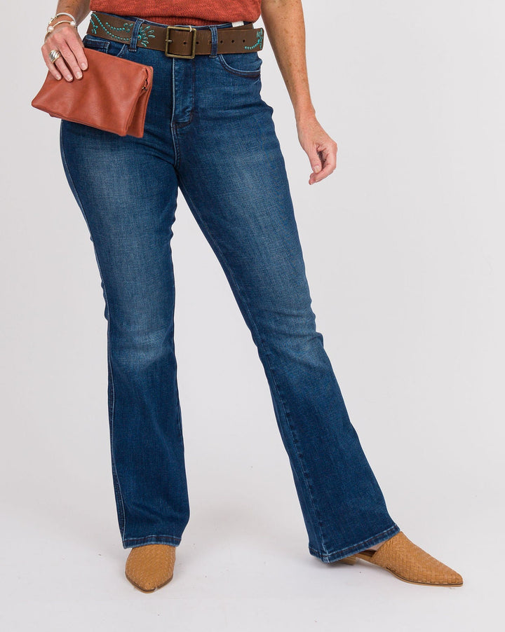 Judy Blue High Rise Tummy Control Bootcut - Dark