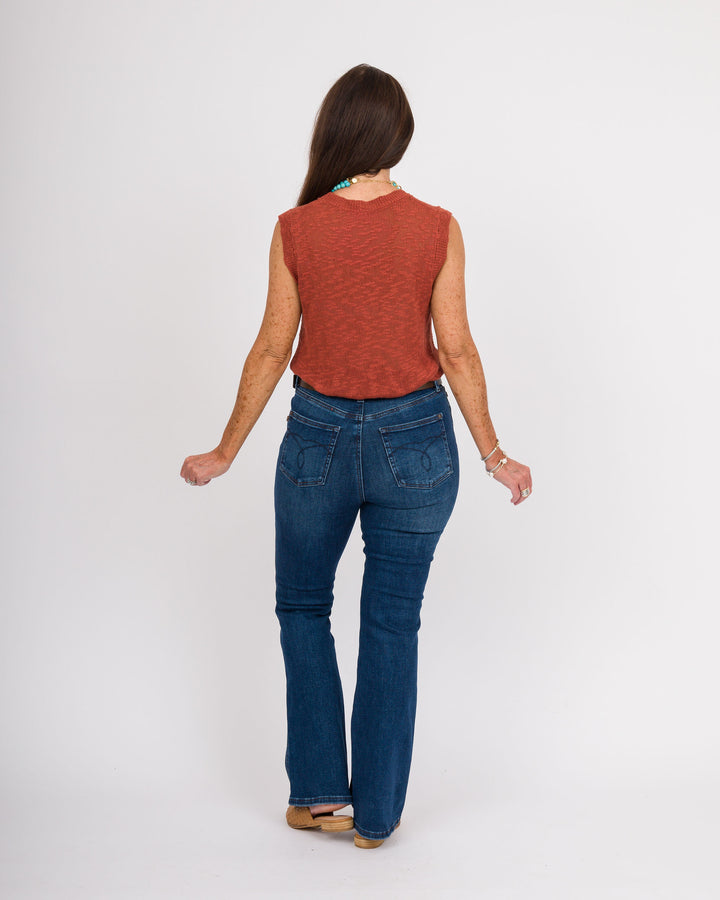 Judy Blue High Rise Tummy Control Bootcut - Dark