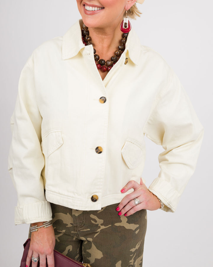 Kensley Jacket - Ecru