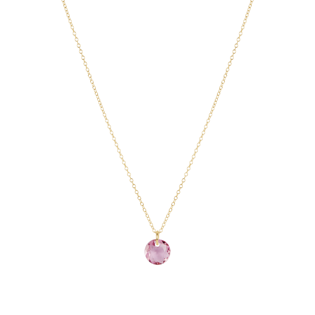 enewton 16" Necklace Gold - Reflection Small Charm - February
